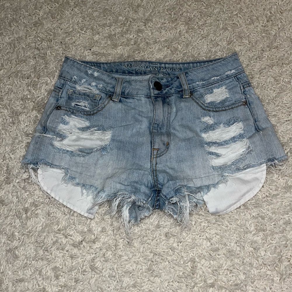 COPY - American Eagle High Rise Jean shorts size 2